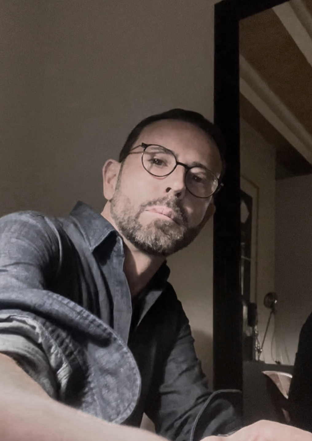 Portrait of Héctor Alegre, co-founder and creative lead of SDG Eleven
